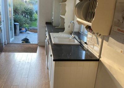 Caesarstone Jet Black with 20mm Quartz worktops